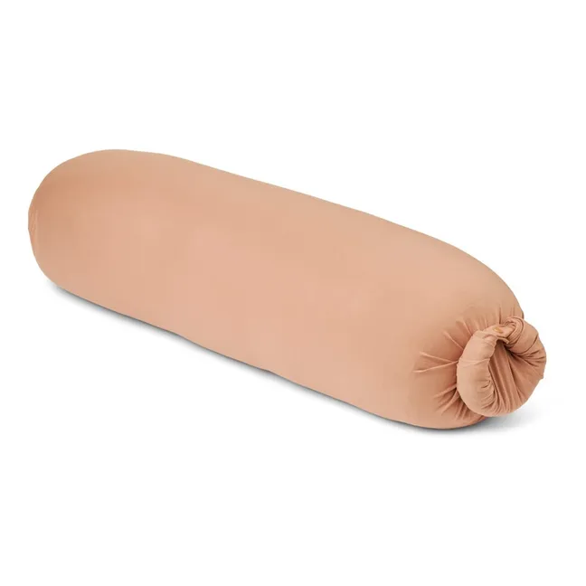 Coussin d'allaitement en coton bio Nura | Rose pâle