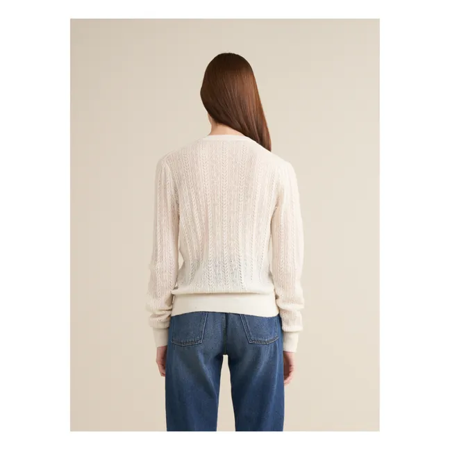 Rybba Jersey de lana merina extrafina - Colección Mujer | Crudo