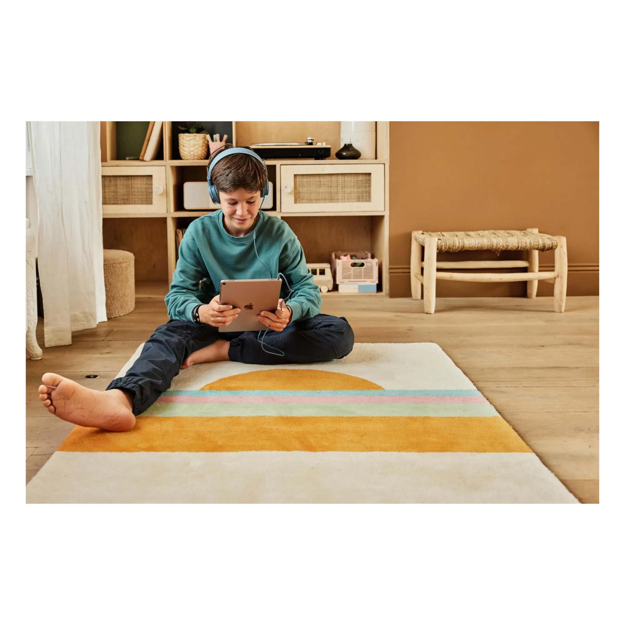Tapis Sunset | Orange- Image produit n°2