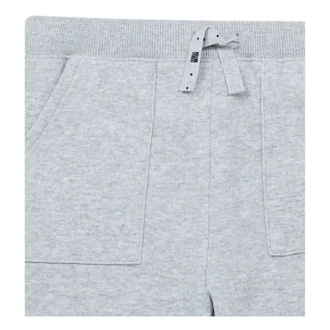 Organic Fleece Sweatpants | Heather grey