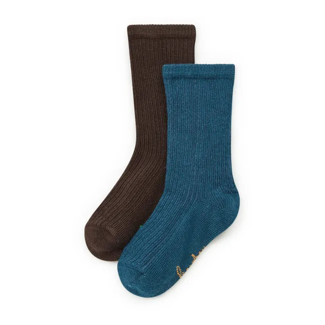 2er-Set Socken | Blau