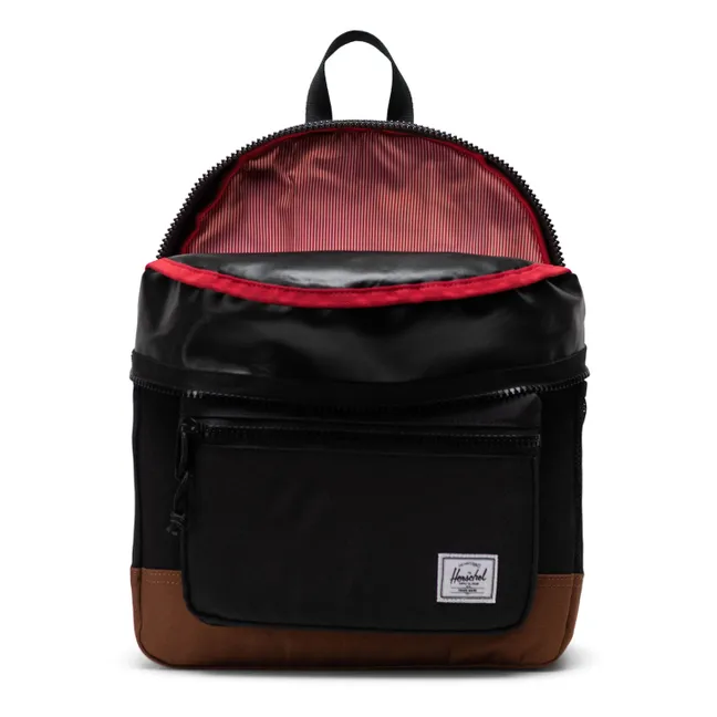 Heritage Plain Recycled Backpack | Black