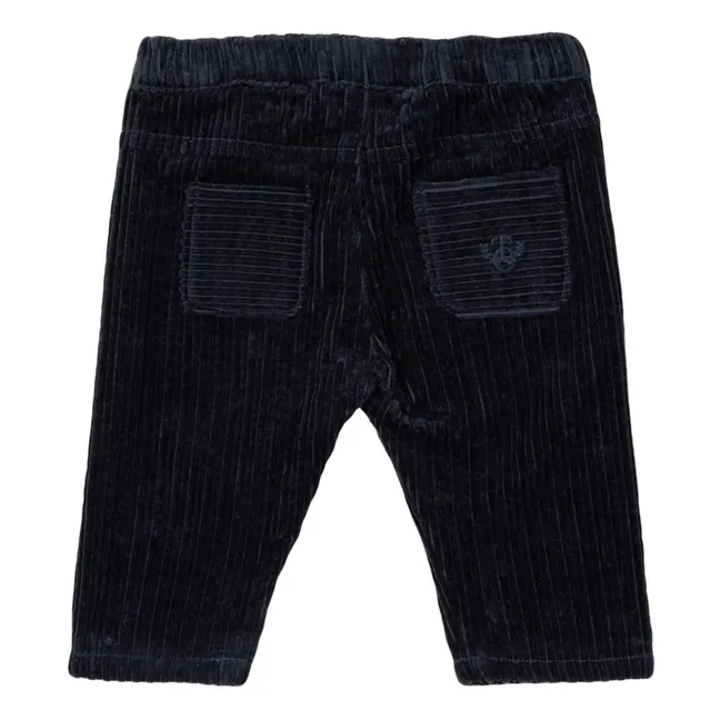 Pantalones de pana con bolsillos | Azul Marino