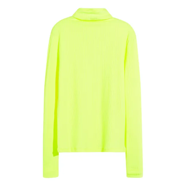 T-shirt Col Roulé Vixen - Collection Femme | Jaune fluo