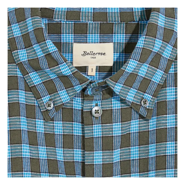 Chemise Graff Carreaux - Collection Femme | Bleu