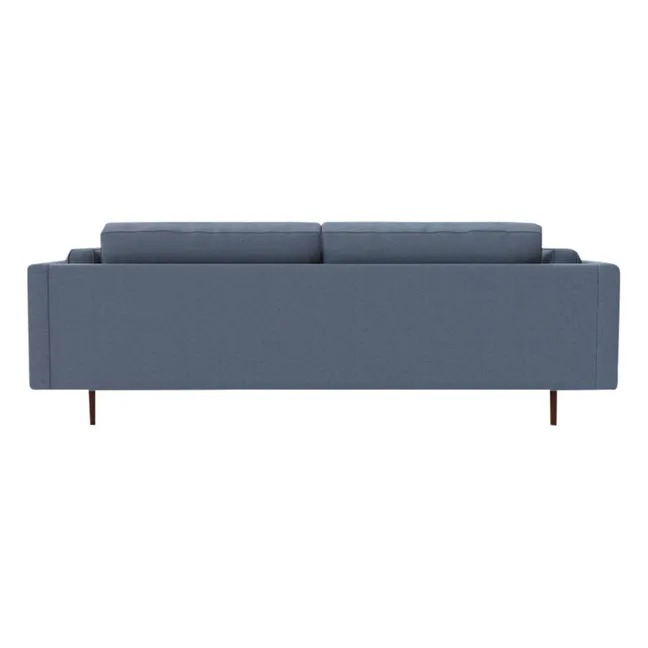 Sofa 3-Sitzer Daguerre aus rauem Velours - 225 cm | Dunkelgrün
