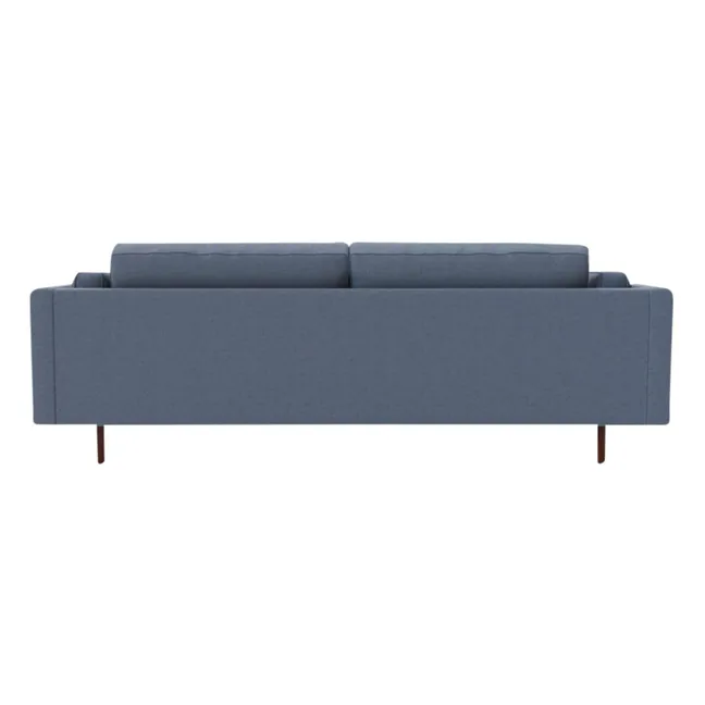 Sofa 3-Sitzer Daguerre aus rauem Velours - 225 cm | Navy