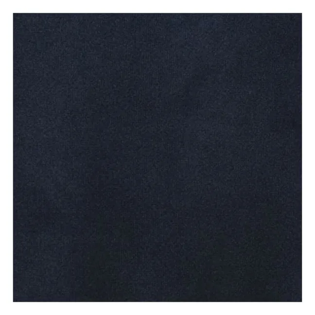 Sofá de 2 plazas Bellechasse de terciopelo crudo - 120 cm | Azul Marino