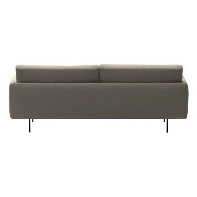 Canapé 3 places Isly en tissu chiné - 205 cm | Gris