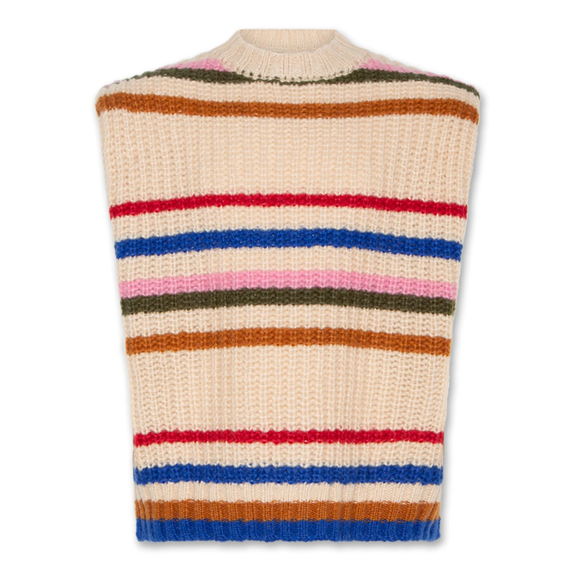 Ao76 Ecru Lou Sleeveless Sweater