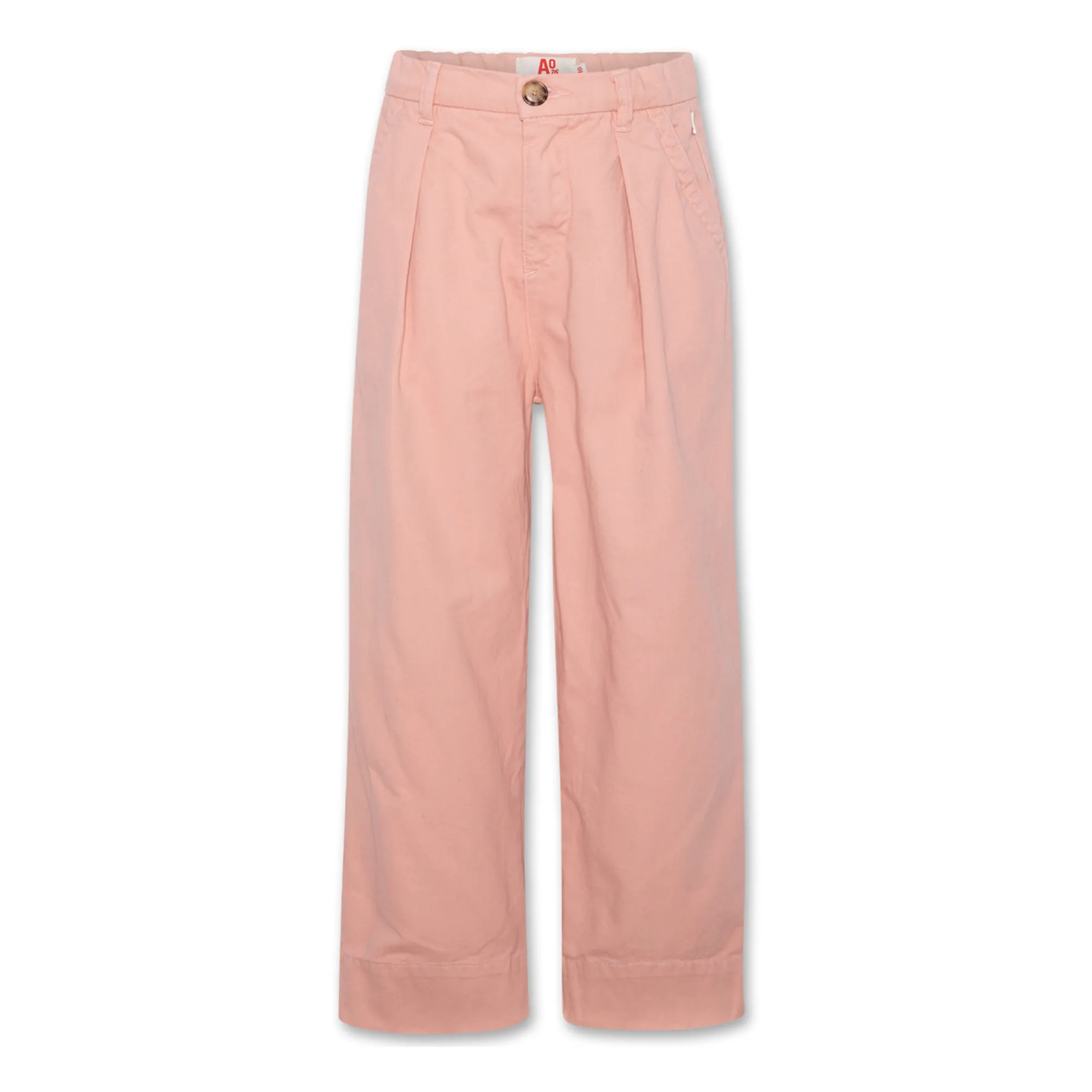 Ao76 Pale Pink Scarlett Color Trousers