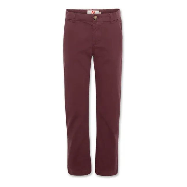 Barry Chino Trousers | Burgundy