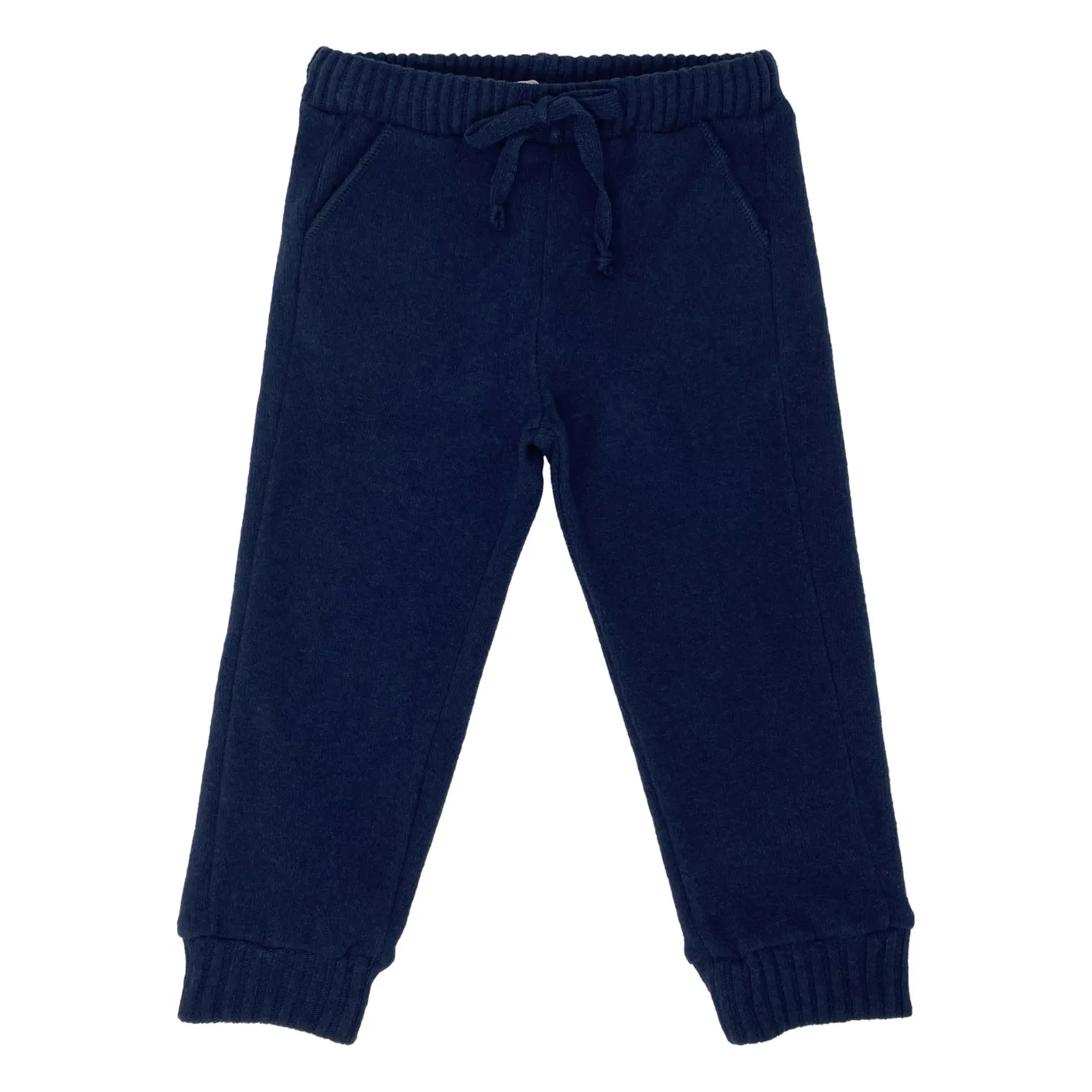 Zhoe & Tobiah Navy Blue Knit Trousers