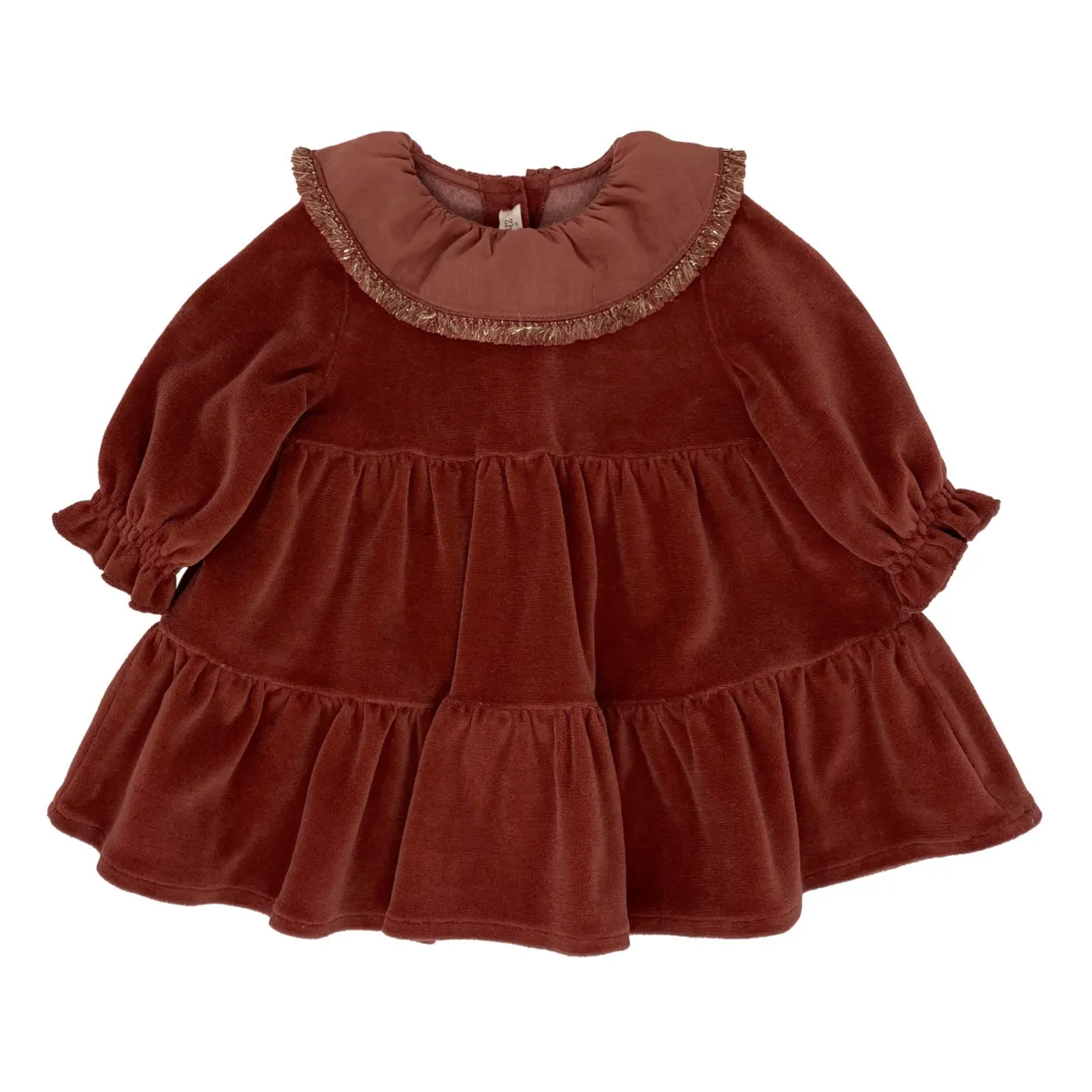 Zhoe & Tobiah Pink Velour Dress