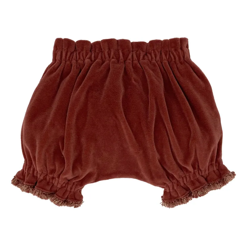 Zhoe & Tobiah Pink Velour Bloomers