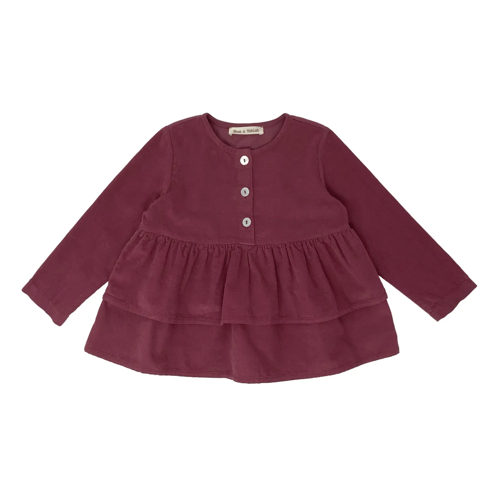 Zhoe & Tobiah Pink Milleraies Velvet Blouse