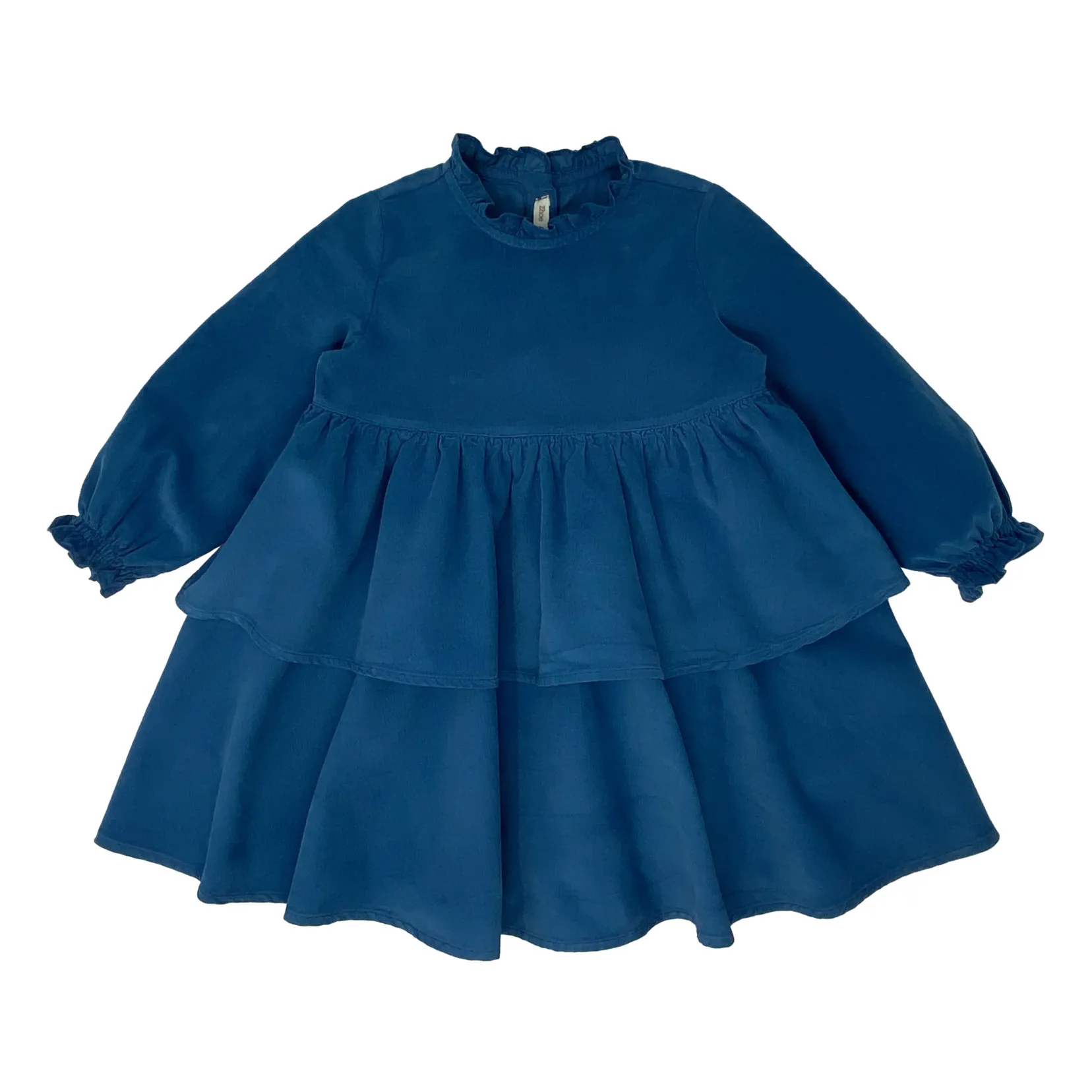 Zhoe & Tobiah Blue Milleraies Velvet Dress
