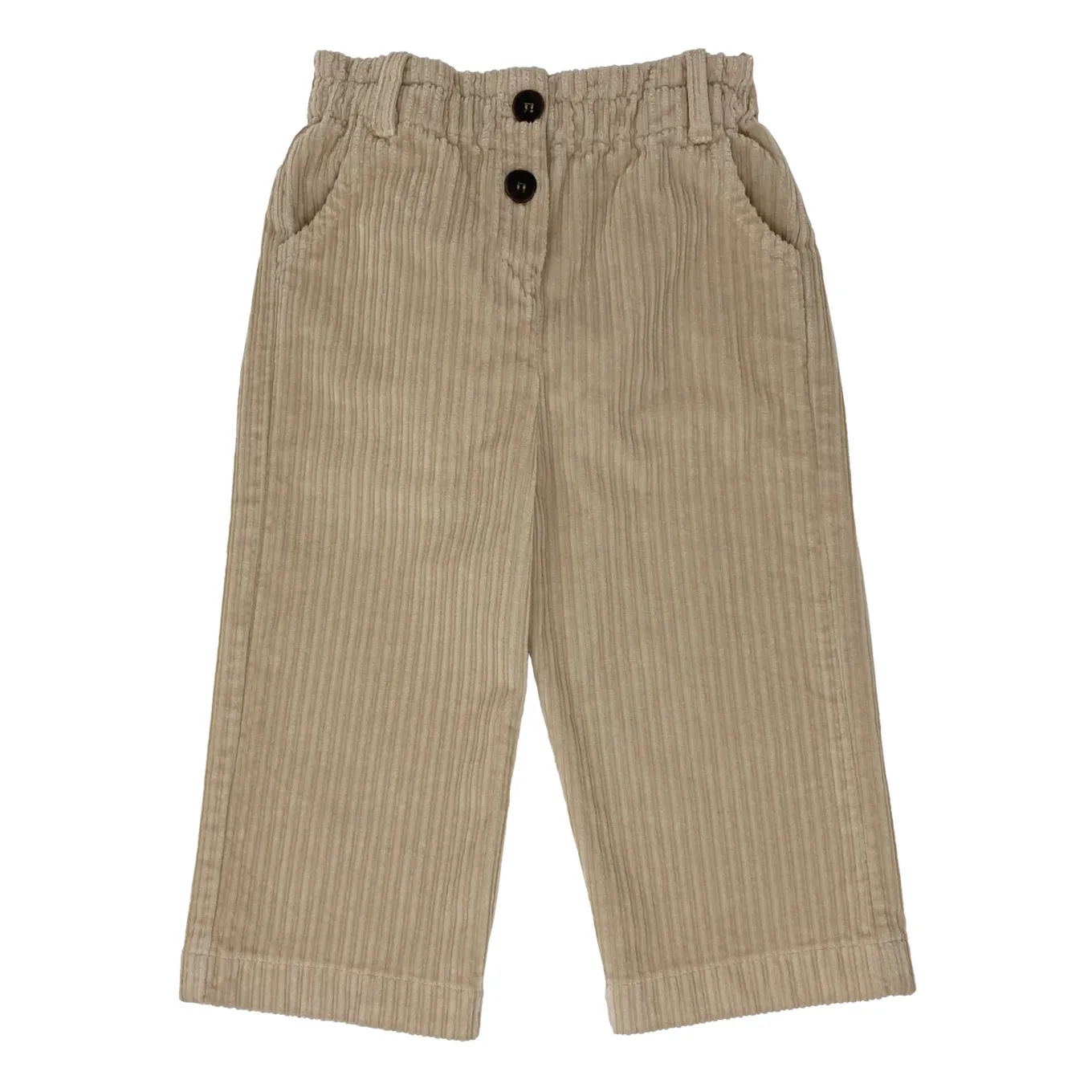 Zhoe & Tobiah Ecru Corduroy Pants