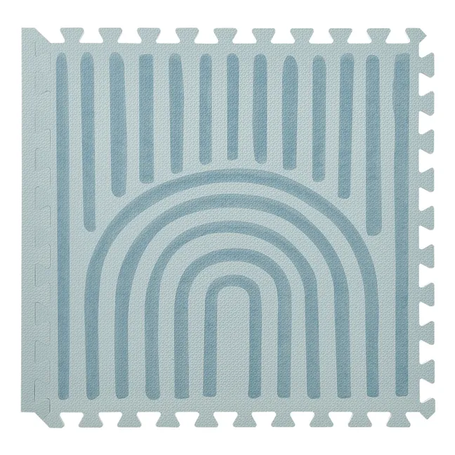 Tapis de jeu modulable Linear | Bleu gris