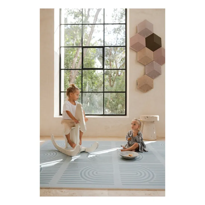 Tapis de jeu modulable Linear | Bleu gris- Image produit n°6