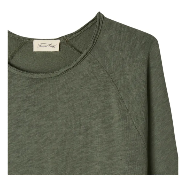 American Vintage - Sonoma Long Sleeve T-shirt - Dark green