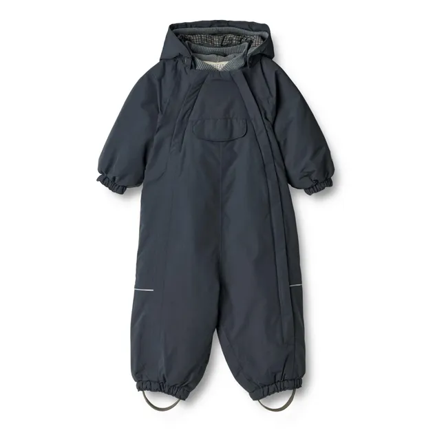 Adi Tech Recycled Material Ski Suit | Navy blue