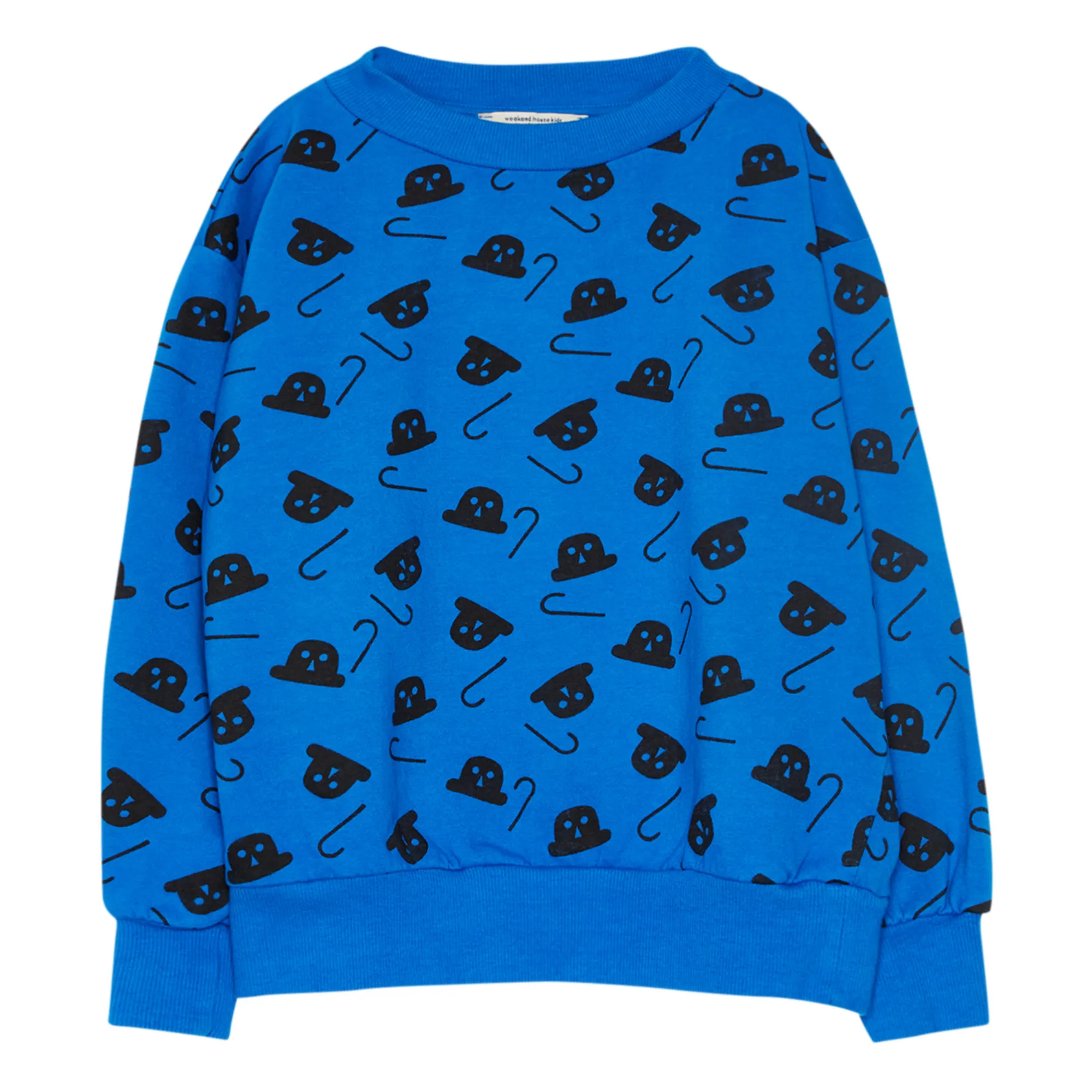 Weekend House Blue Chaplin Organic Cotton Sweatshirt