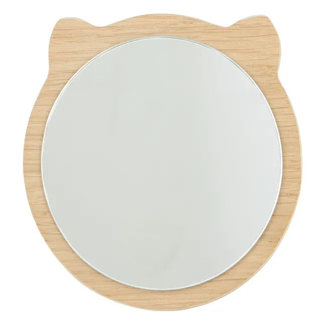 Espejo oso de madera