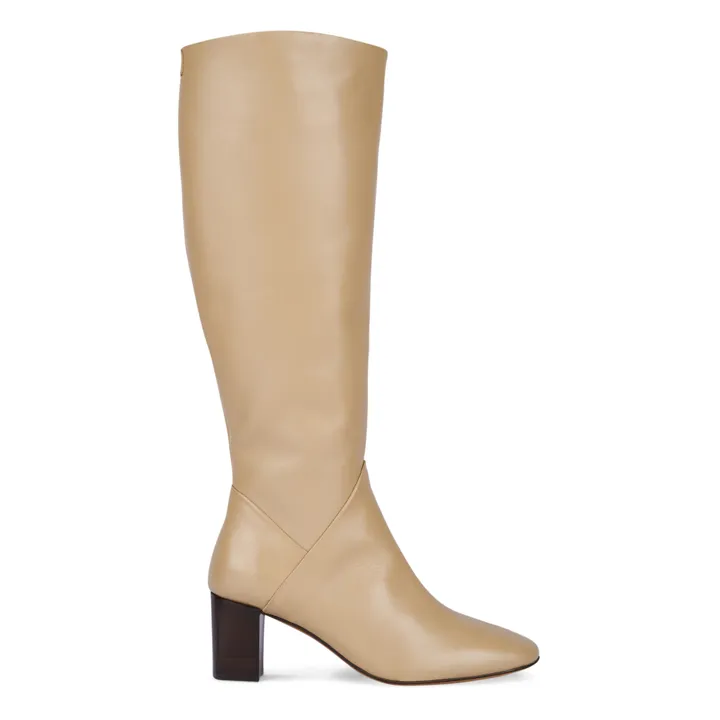 Anthology Paris Danais Leather Boots Sand Smallable