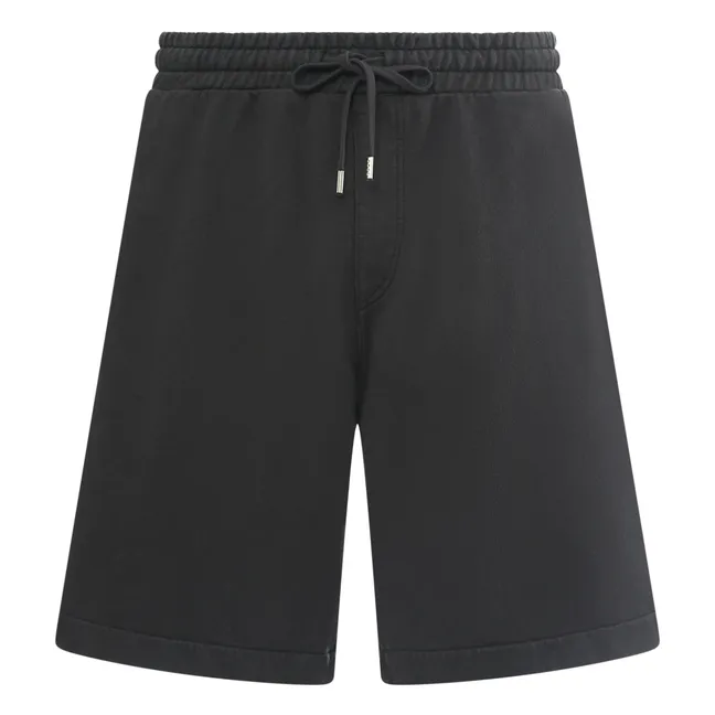 Shorts in mollettone bio | Nero