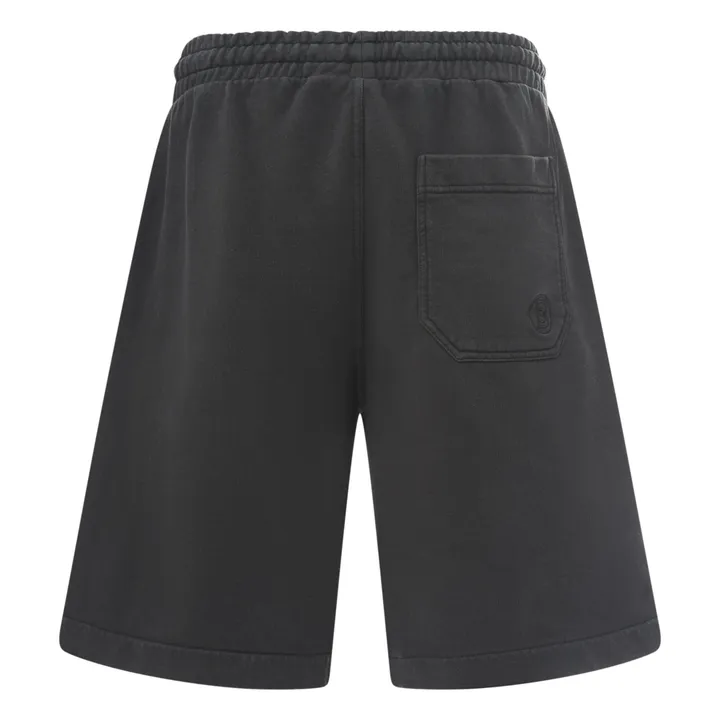 Pantalón corto de muletón orgánico | Negro- Imagen del producto n°1