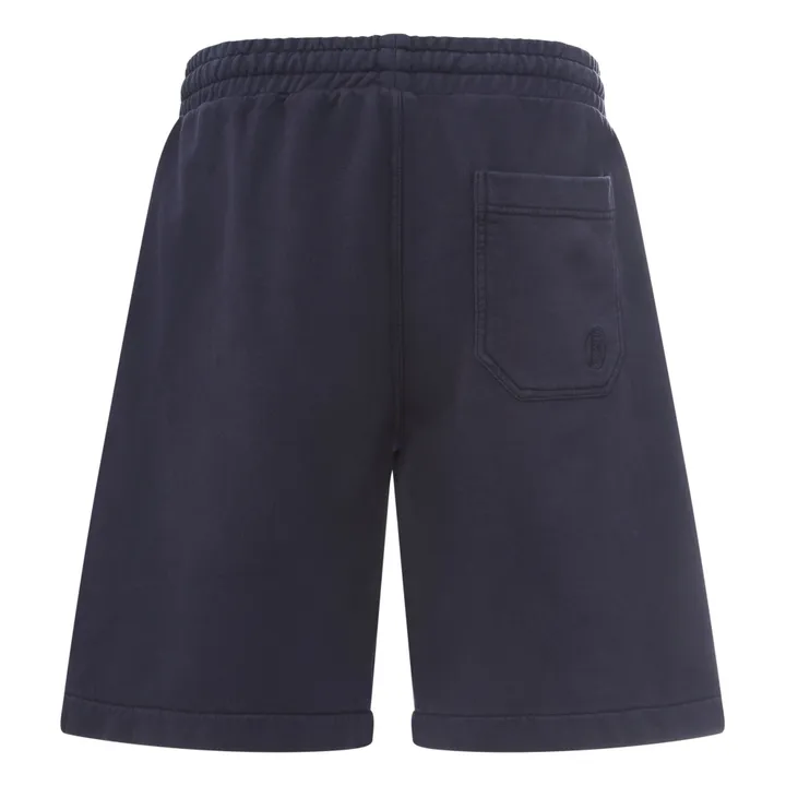Pantalón corto de muletón orgánico | Azul Marino- Imagen del producto n°1