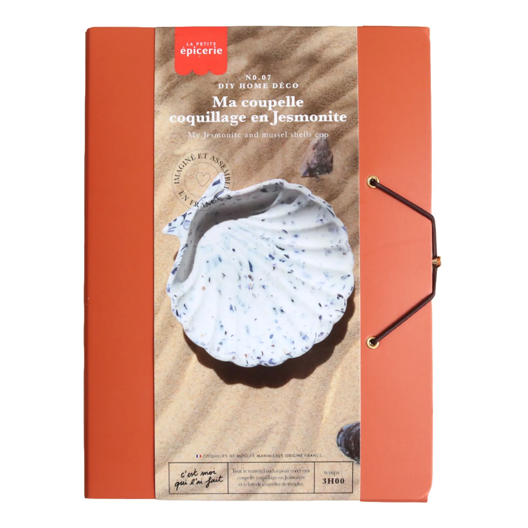 La Petite Épicerie Multicoloured Diy Jesmonite Shell Cup Kit