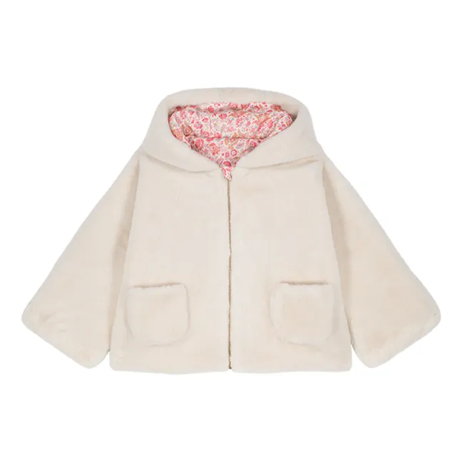 Felvet Faux Fur Reversible Coat | Pink