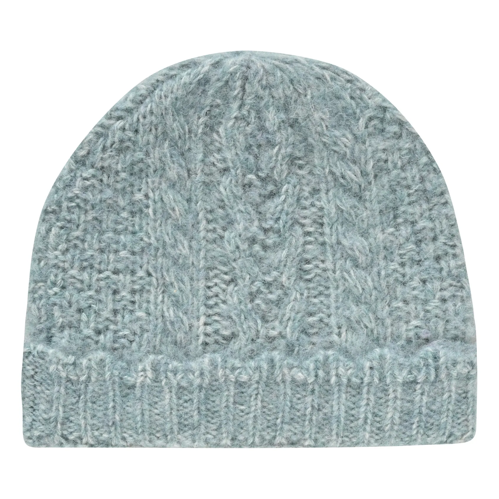 Louise Misha Blue Himane Wool And Cotton Beanie