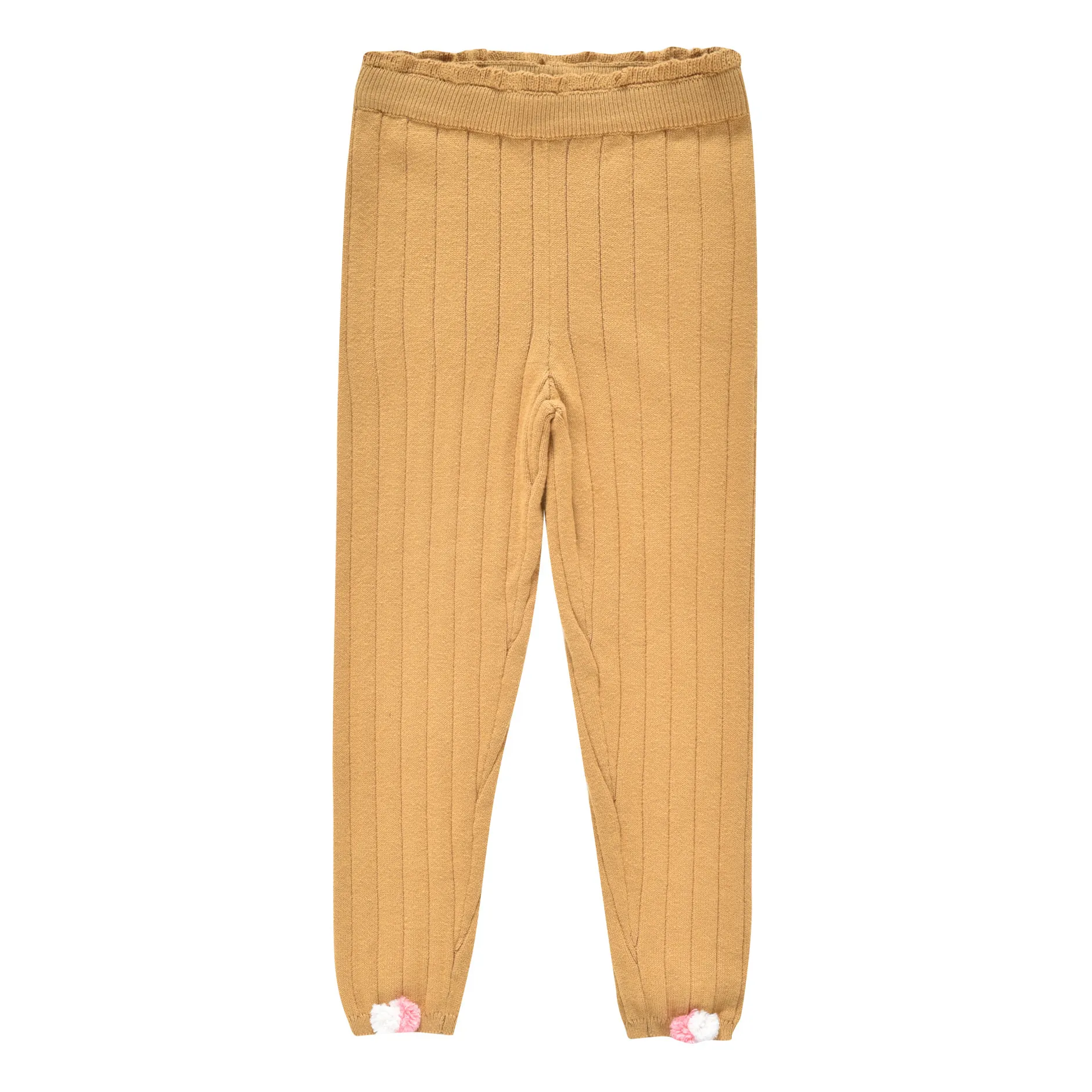 Louise Misha Ochre Moldavia Knit Leggings
