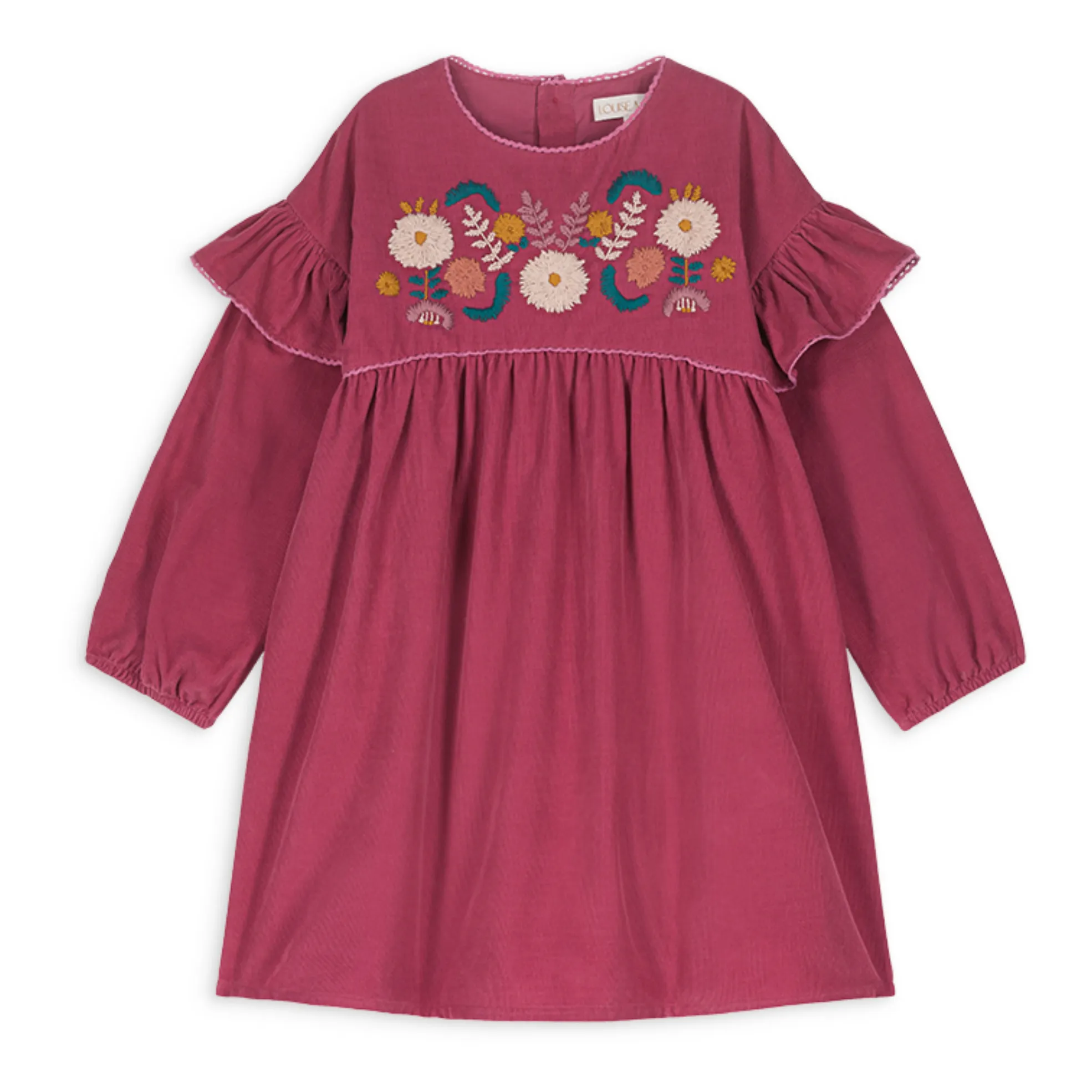Louise Misha Raspberry Red Milleraies Illia Velvet Dress