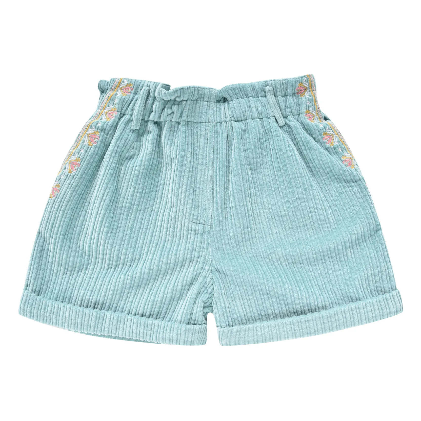 Louise Misha Light Blue Virginia Corduroy Shorts