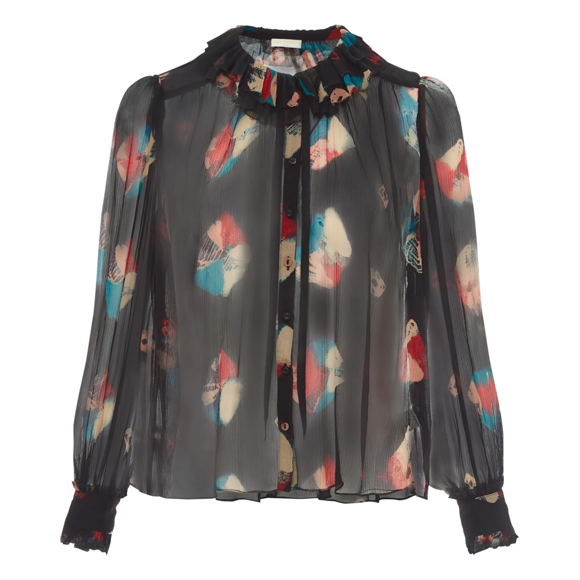 Ulla Johnson Black Pippa Blouse