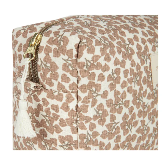 Trousse de toilette Diva en coton bio