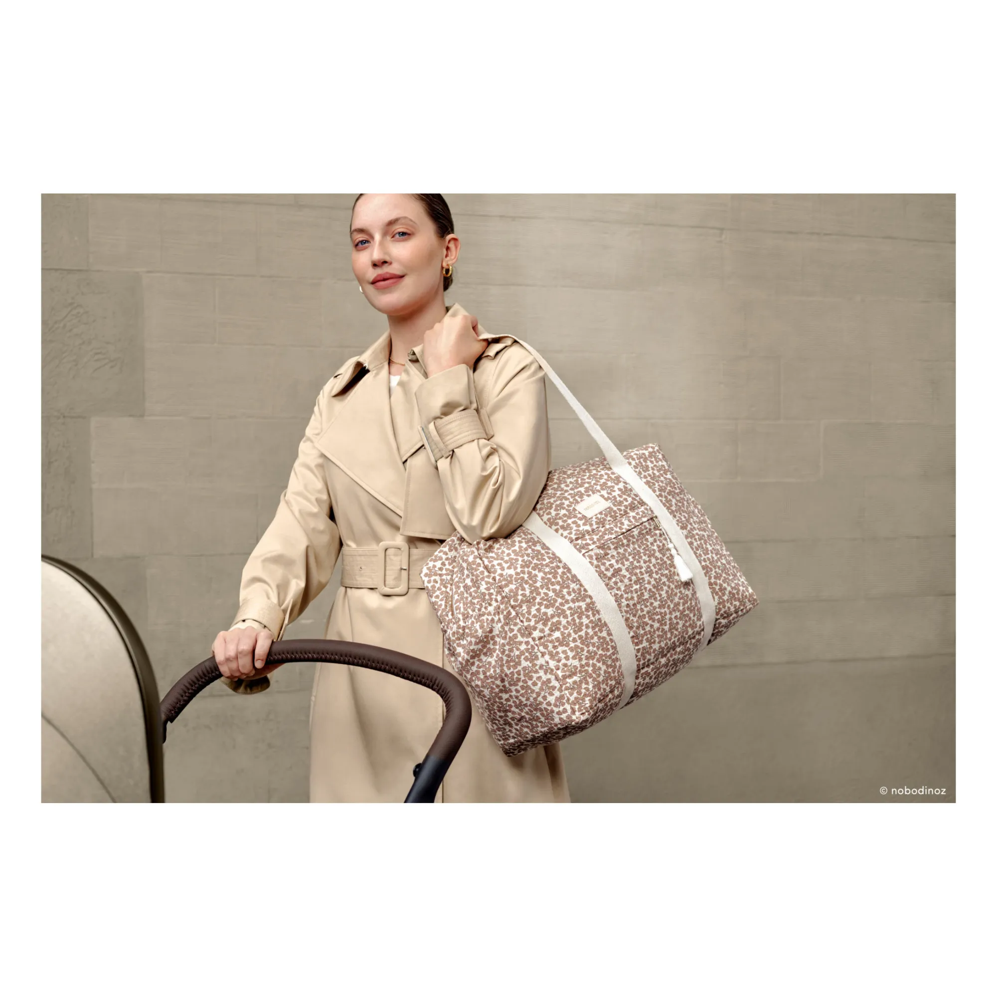 Sac de maternité Opéra en coton bio- Image produit n°2