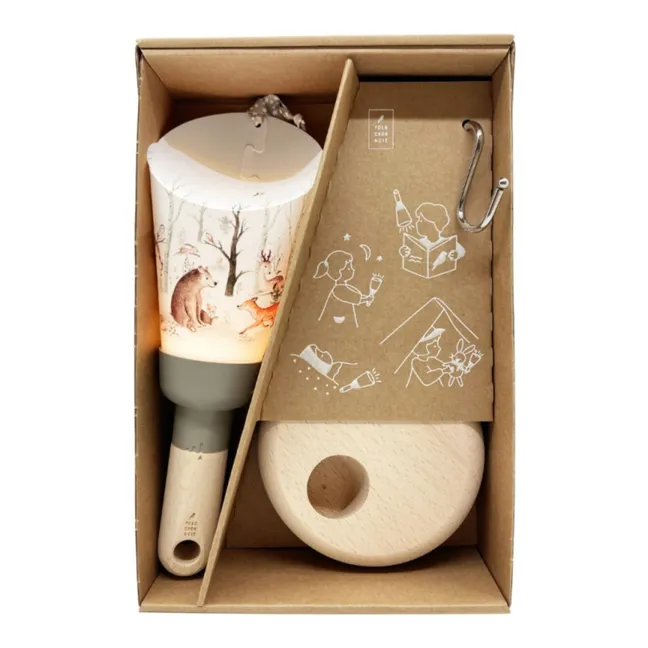 Enchanted Forest nomad lamp for kids  | Taupe brown