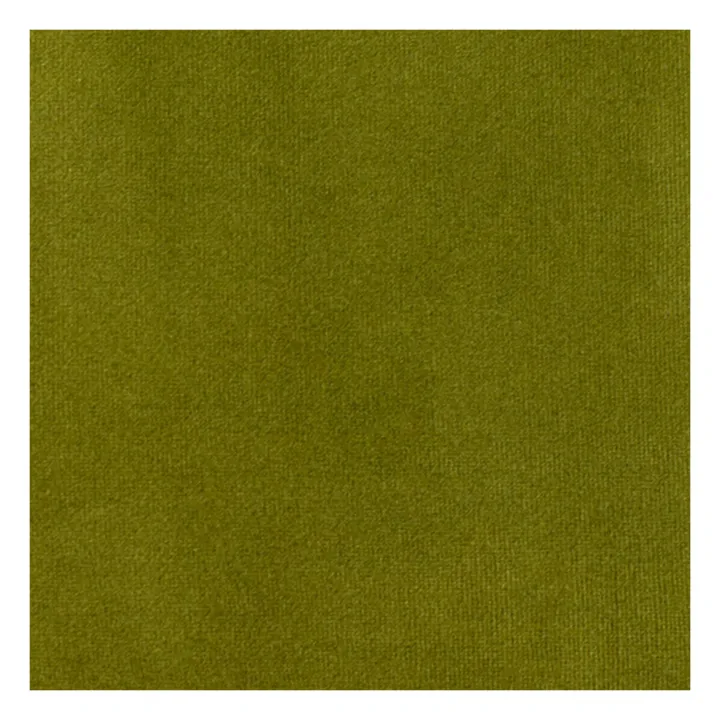 Chauffeuse 2 places Bellechasse en velours brut - 120 cm | Vert mousse- Image produit n°1