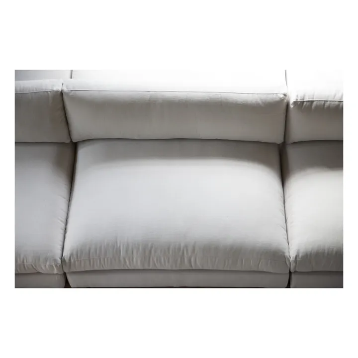 Chauffeuse 2 places Bellechasse en velours brut - 120 cm | Vert mousse- Image produit n°3
