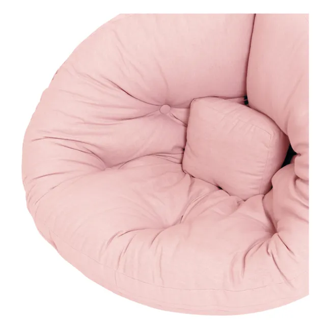 Nido Children's Pouf Armchair | Pale pink