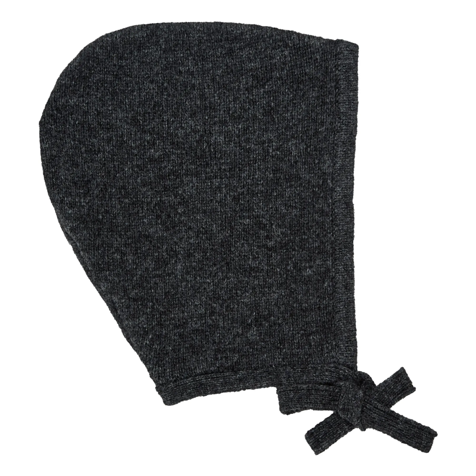 Caramel Charcoal Grey Ida Responsible Wool And Recycled Nylon Bonnet