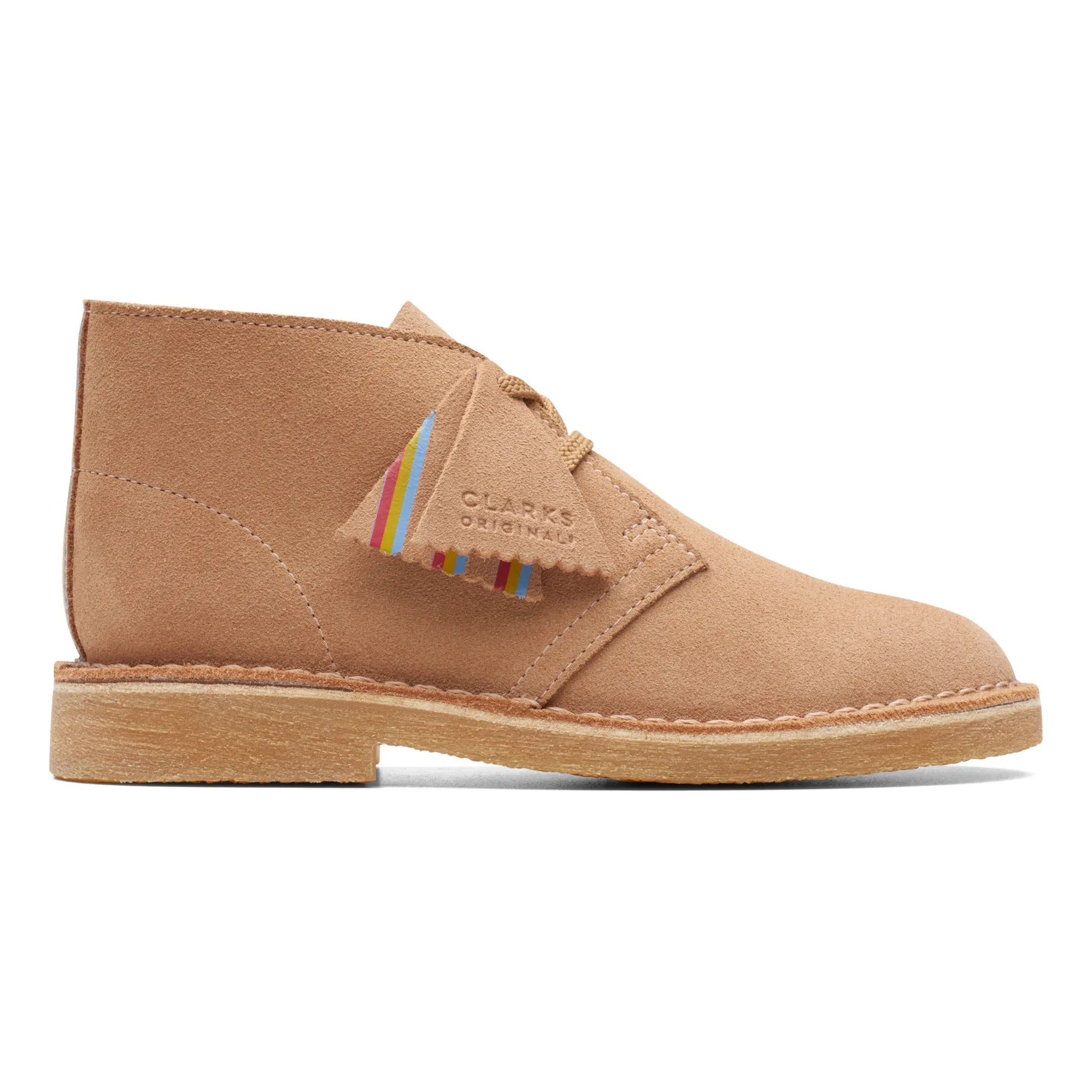 Clarks Beige Desert Boot Suede