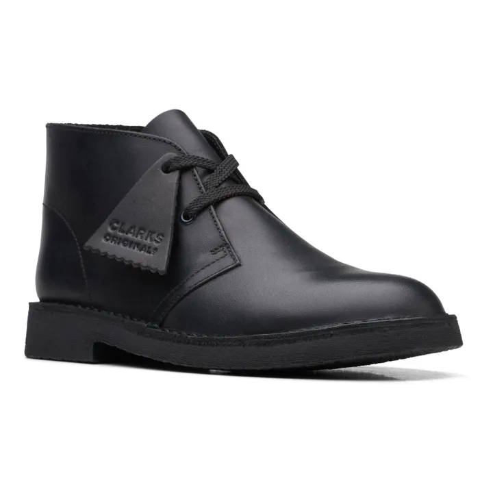 Clarks Bottines Lacets Desert Boot Noir Smallable