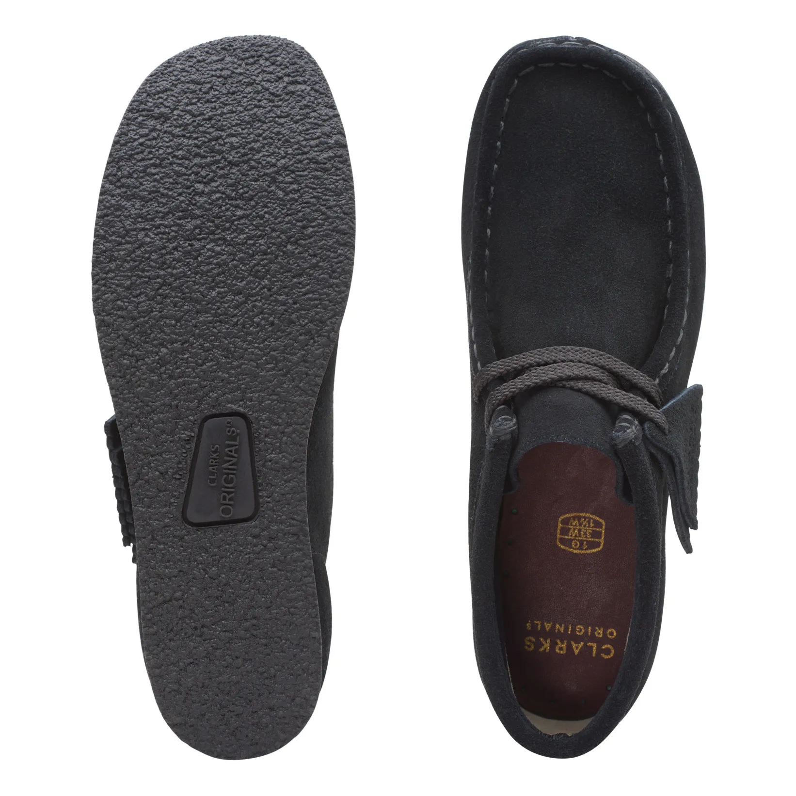 Clarks Lacci per stivali Wallabee Nero Smallable