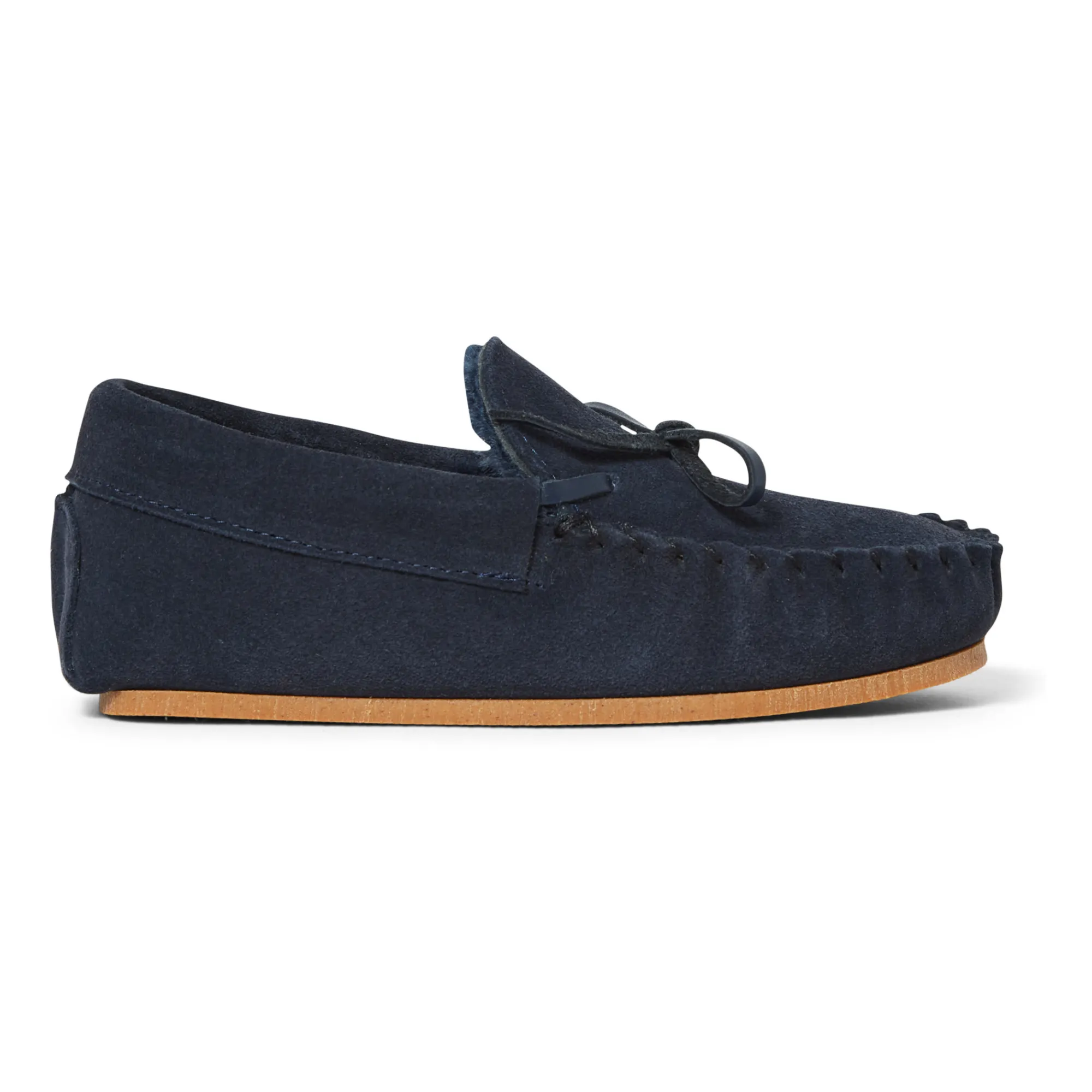 Pèpè Navy Blue Lined Loafers